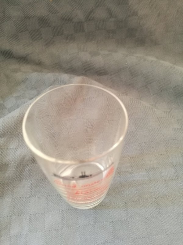shot glass from officer`s mess, original, ww2