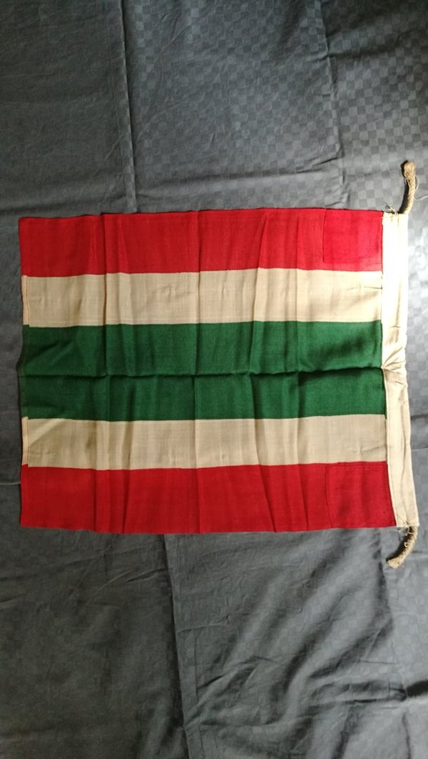 Signalflagge "N" für Nordpol, original ww2