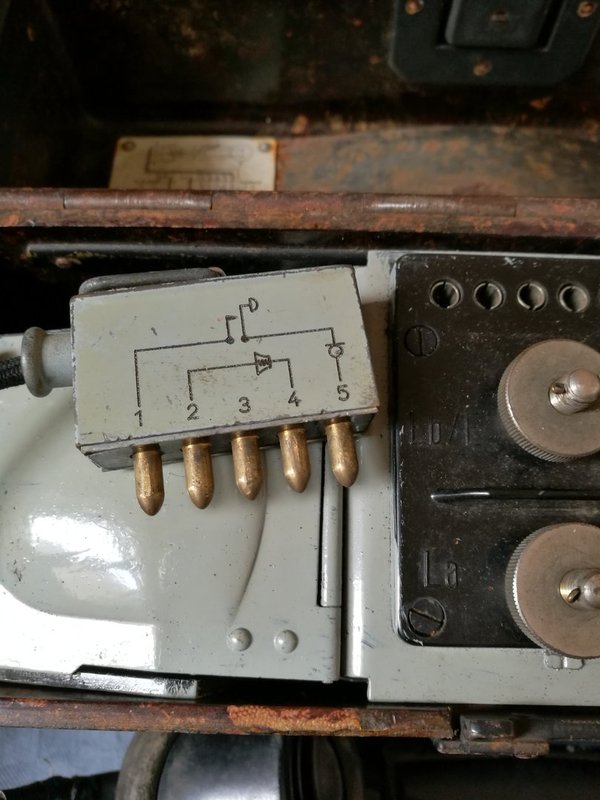 Original Feldtelefon Deutsche Kriegsmarine 2wk