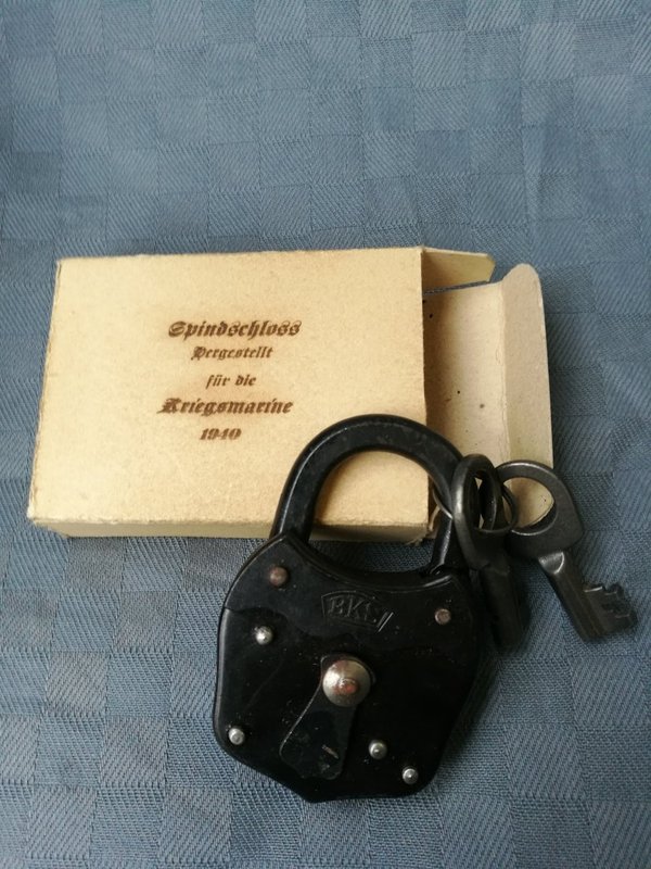 Original locker lock German kriegsmarine 1940 ww2