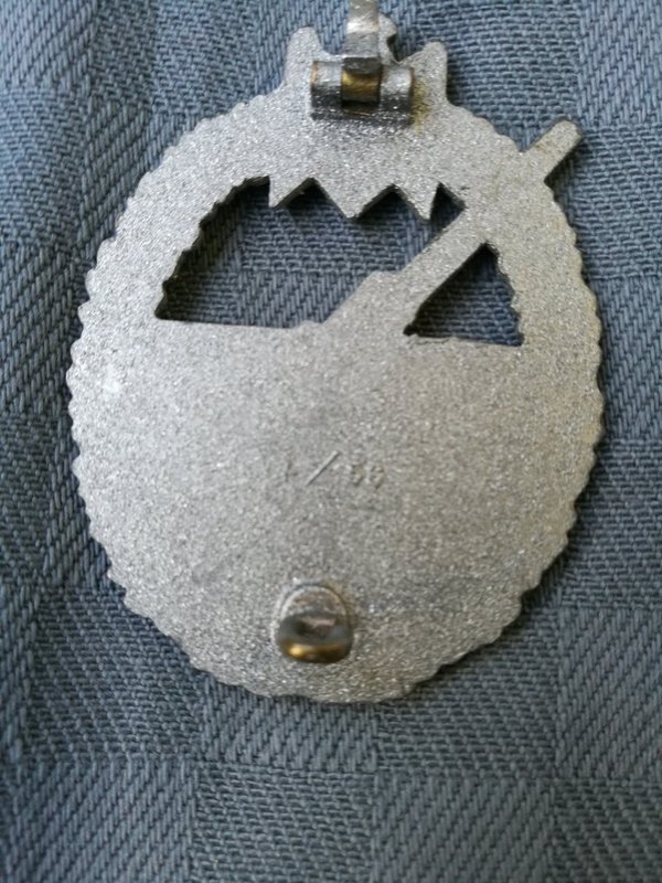 German Kriegsmarine original navy artillery badge ww2