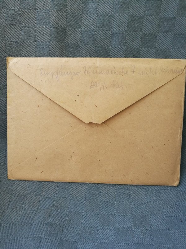 Field post letter German Kriegsmarine Petty Officer U 101 original ww2