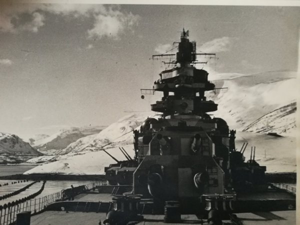 Original photo German Kriegsmarine battleship Tirpitz ww2