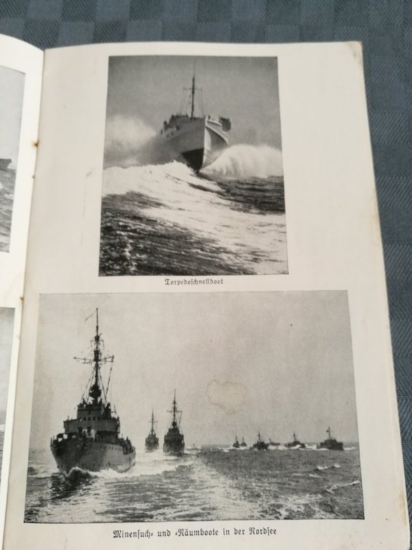 German Kriegsmarine three original booklets ww2