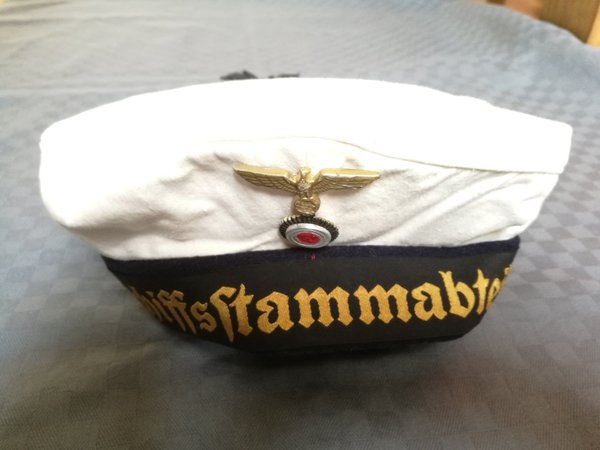 Original Flat cap Kriegsmarine 7. SStA ww2
