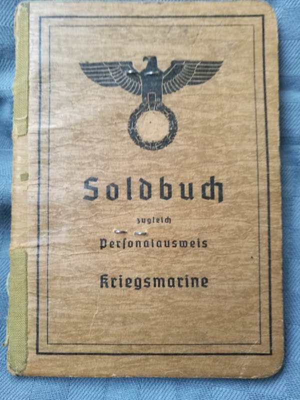 Original Kriegsmarine Soldbuch 2wk