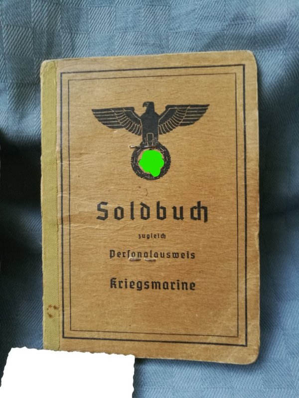 Kleine Kriegsmarine Gruppe inkl. Soldbuch 2wk