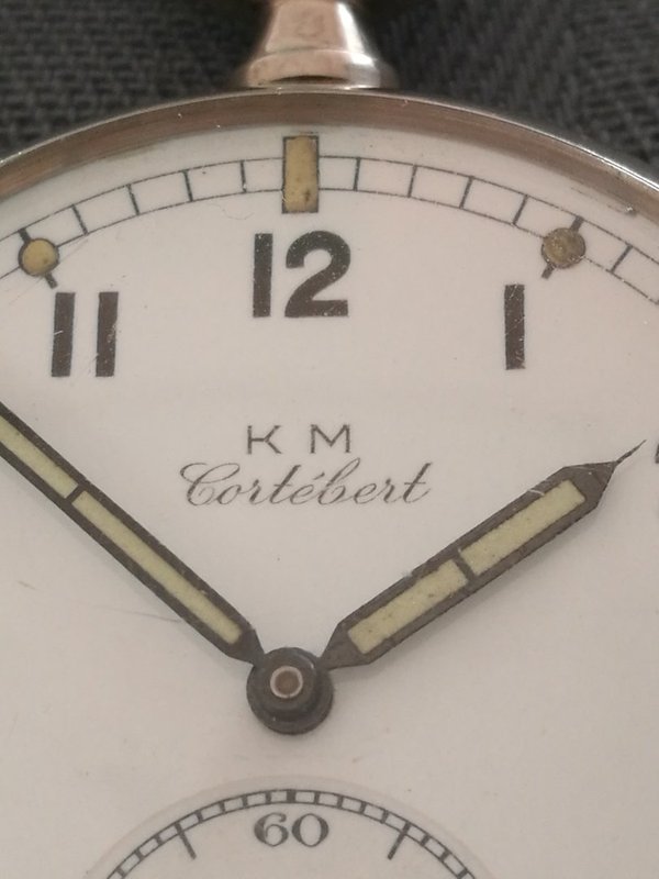 Original Kriegsmarine pocket watch Cortebert ww2
