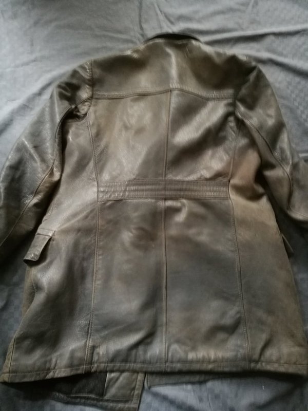 Original Kriegsmarine leather jacket U-boat ww2