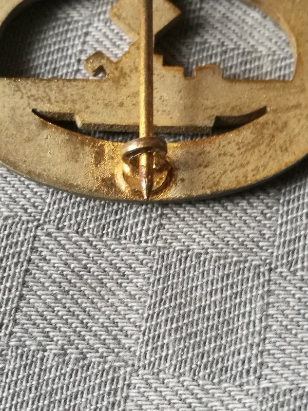Original Kriegsmarine U-boat war badge ww2