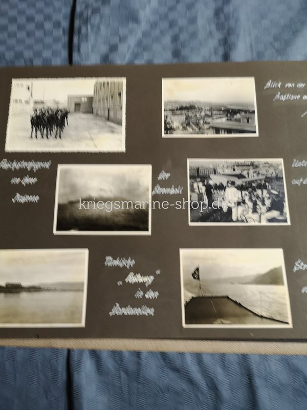 Kriegsmarine photoalbum Kreuzer Emden