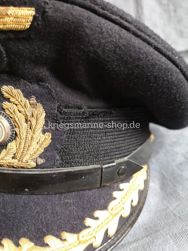 Original Kriegsmarine visor cap staff officer ww2