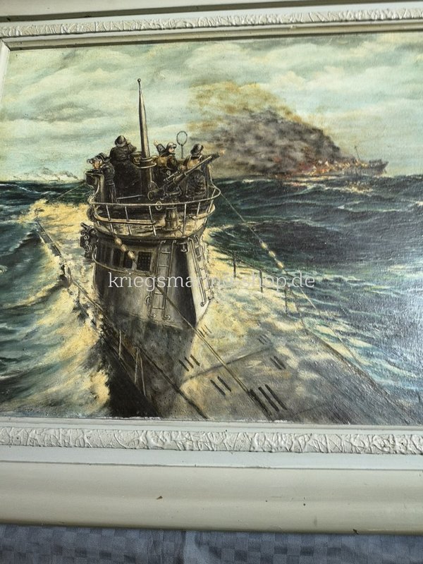 Oil painting Kriegsmarine ww2