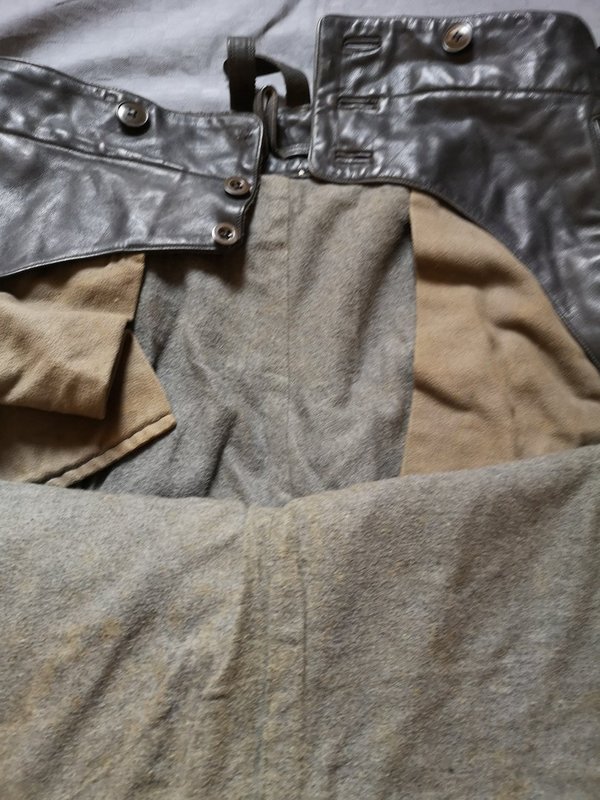 Original Kriegsmarine leather trousers U-Boat ww2
