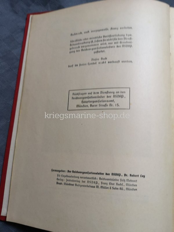 Organisation book of the NSDAP