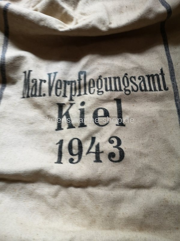 Kriegsmarine provisions bag Kiel ww2