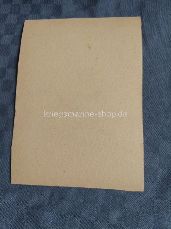 Kriegsmarine estate certificate autograph card ww2
