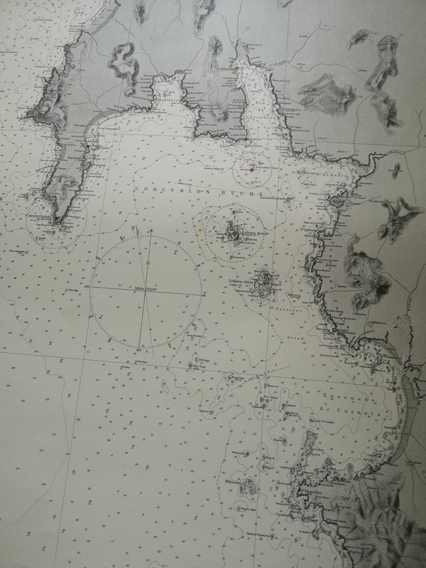 Kriegsmarine nautical chart sheet 617 ww2