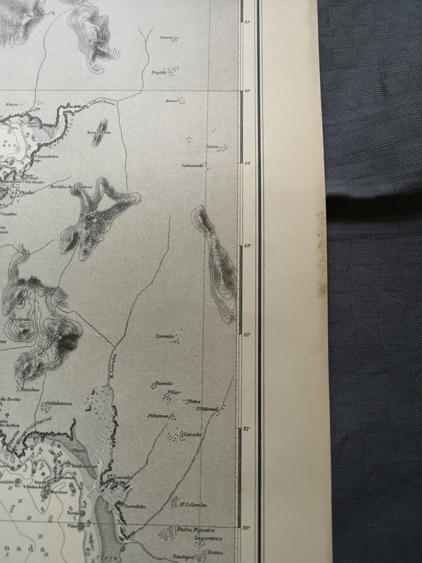 Kriegsmarine nautische Karte Blatt 617 2wk