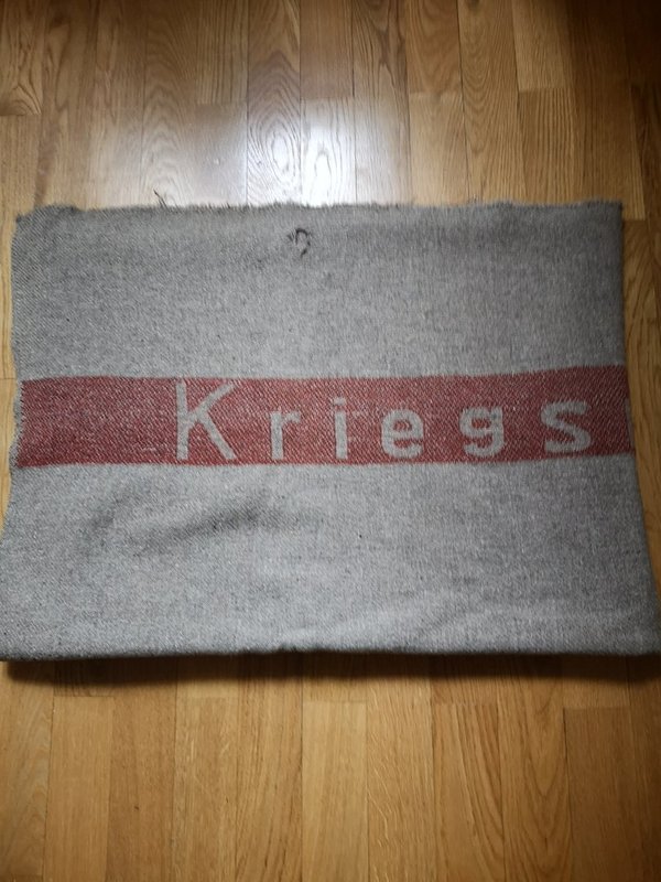 Kriegsmarine woolen blanket ww2