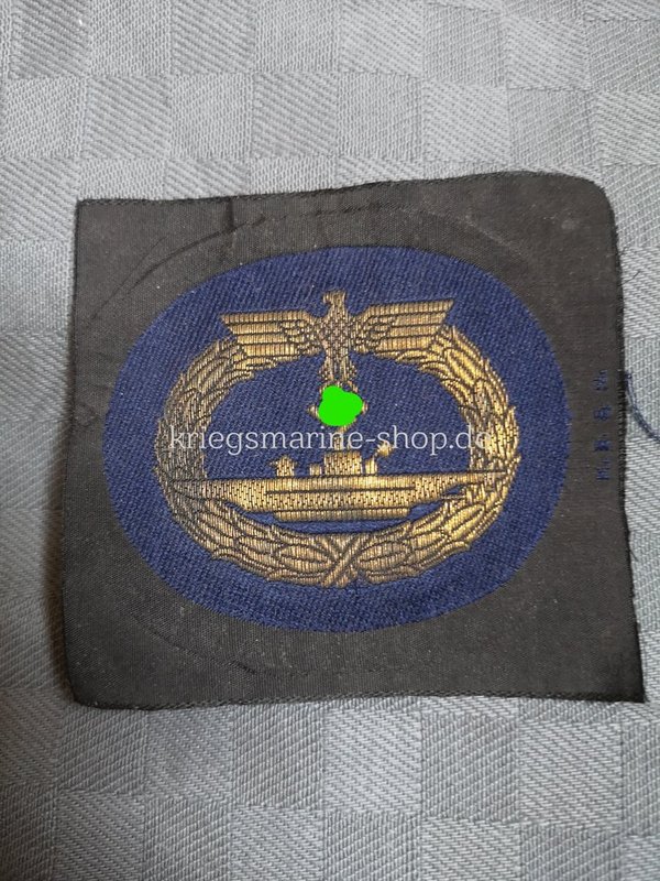 Kriegsmarine cloth U-Boat war badge ww2