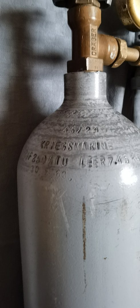Kriegsmarine bottle compressed air ww2