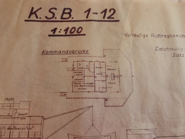 Kriegsmarine Einrichtungspläne 2wk