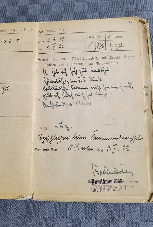 Kriegsmarine Dokumente 2wk