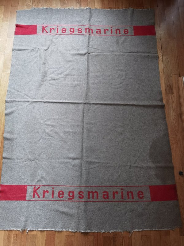 Kriegsmarine Wolldecke 2wk