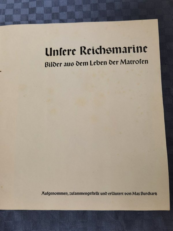 Sammelbildalbum Unsere Reichsmarine vollständig