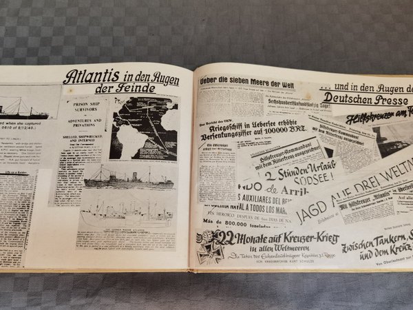 Kriegsmarine Buch Kriegsfahrt des Hilfskreuzers Atlantis 2wk