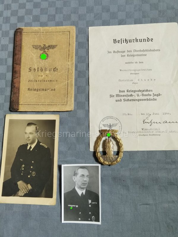 Nachlass Kriegsmarine Verwaltung 2wk