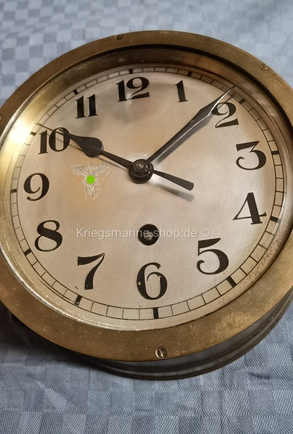 Kriegsmarine ship´s clock Kieninger & Obergfell ww2