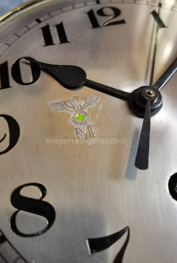 Kriegsmarine ship´s clock Kieninger & Obergfell ww2
