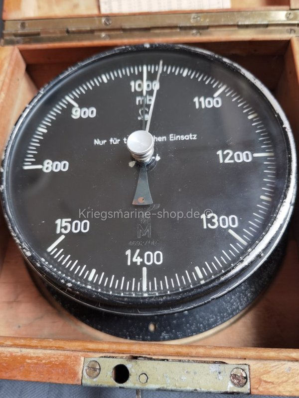 Kriegsmarine U-Boot Barometer Lufft 2wk