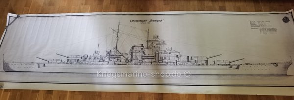 Side elevation drawing Bismarck