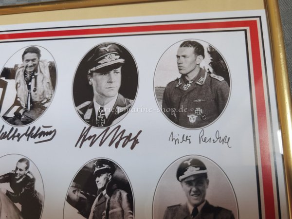 Autographen Adler der Luftwaffe
