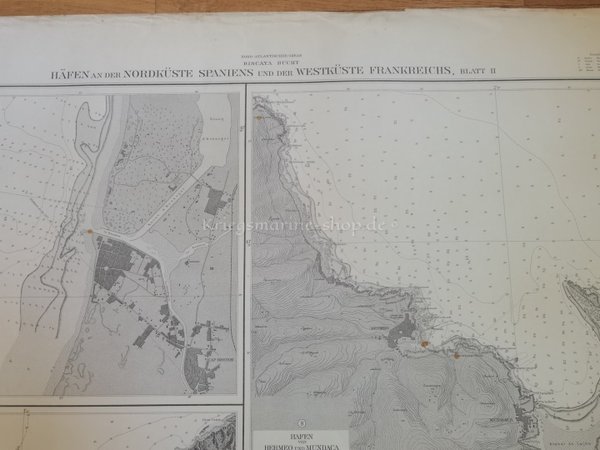 Sea Chart Biscay Ports II