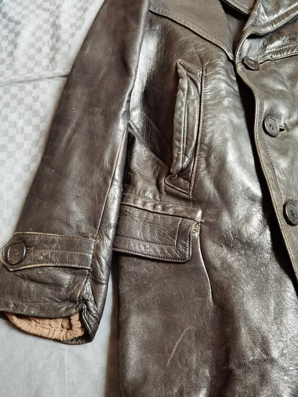 Kriegsmarine leather jacket ww2 - Onlineshop for Kriegsmarine Militaria